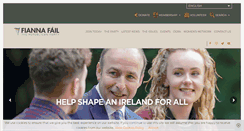 Desktop Screenshot of fiannafail.ie